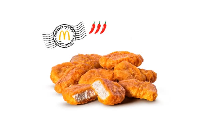 9 SPICY CHICKEN McNUGGETS®