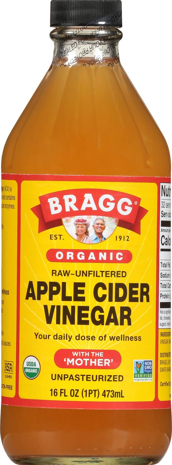 Bragg Organic Raw Apple Cider Vinegar (16 fl oz)