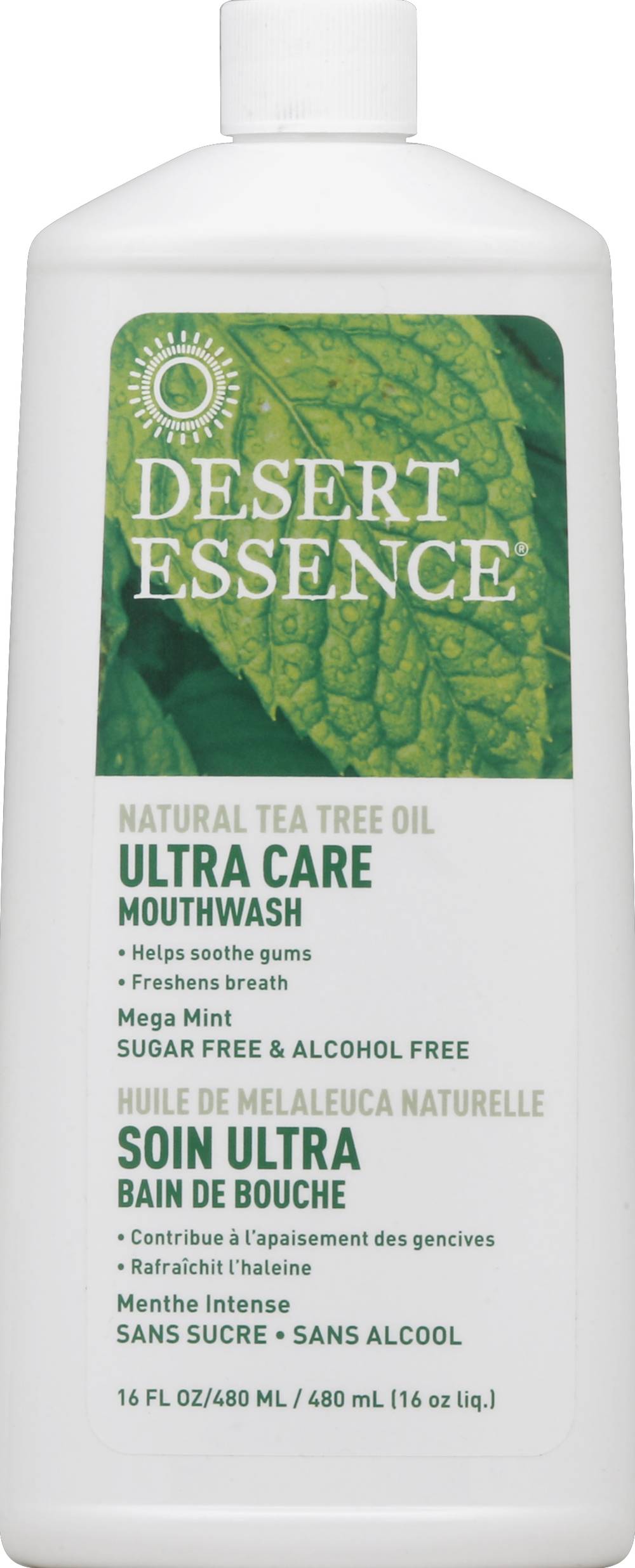 Desert Essence Tea Tree Oil Ultra Care Alcohol Free Mouthwash (16 fl oz)