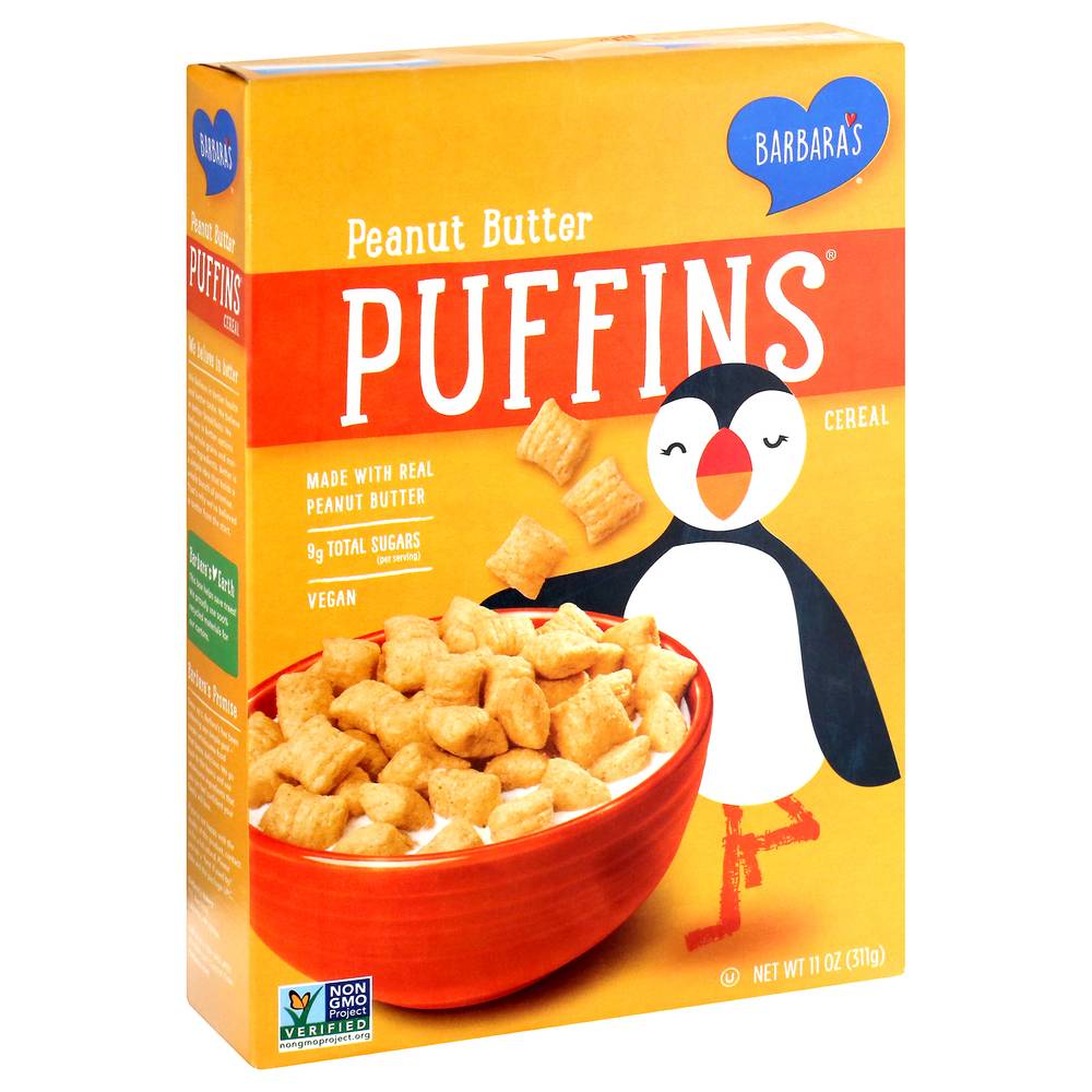 Barbara's Peanut Butter Puffins Cereal (11 oz)