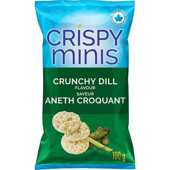 Crispy Minis Crunchy Dill Rice Chips (100g)