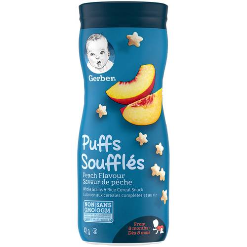 Gerber Graduates Peach Puffs 42 g