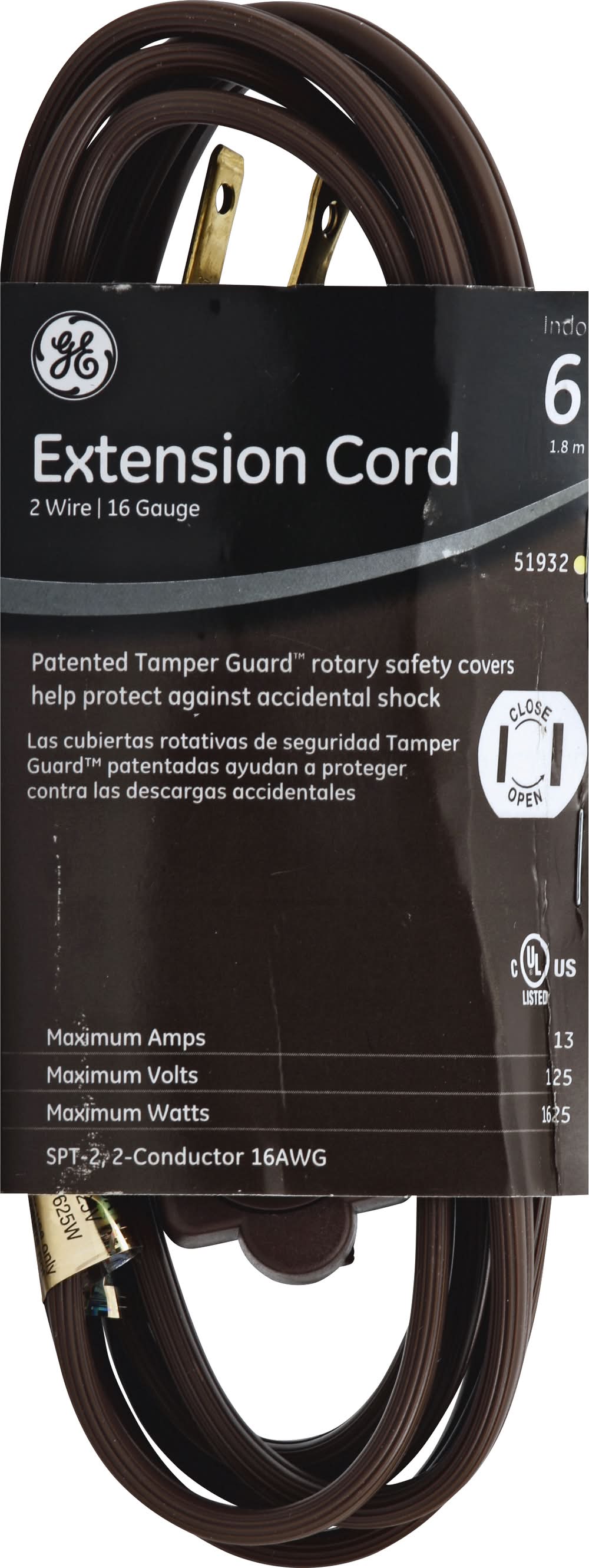 General Electric 6 Ft Extension Cord (3.2 oz)