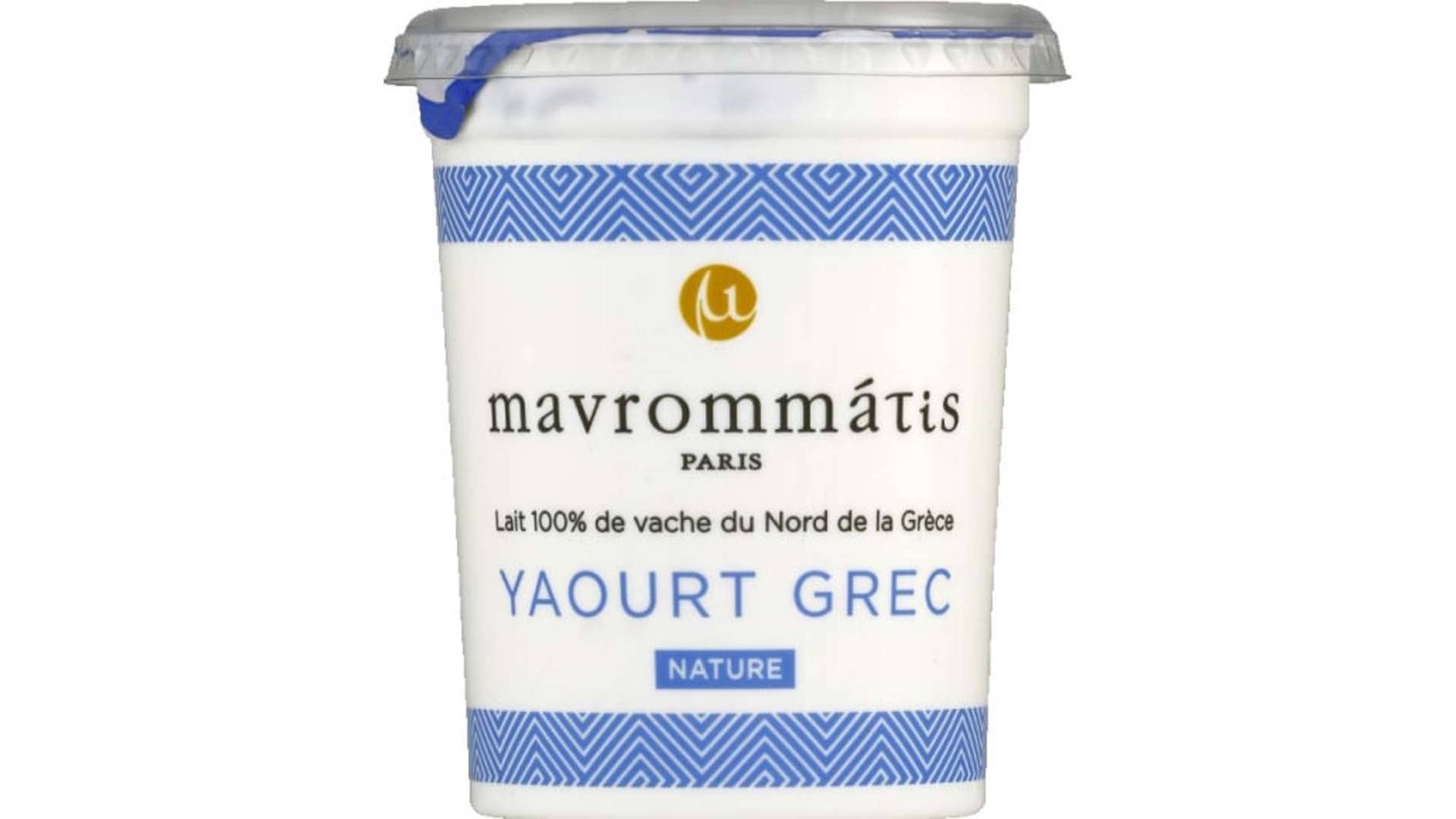 Mavrommátis - Yaourt grec lait vache nature 10%mg