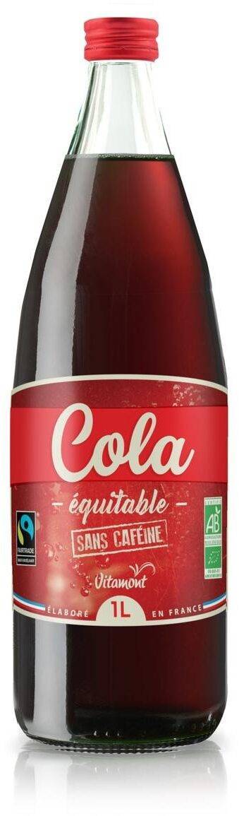 Vitamont - Boisson gazeuse au cola équitable sans caféine (1 L)