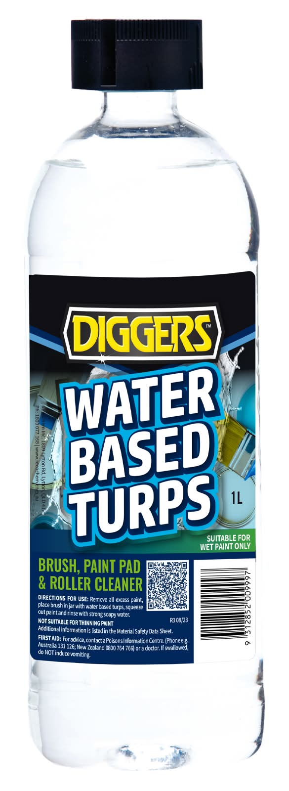 DIGGERS 1L Water Based Turpentine