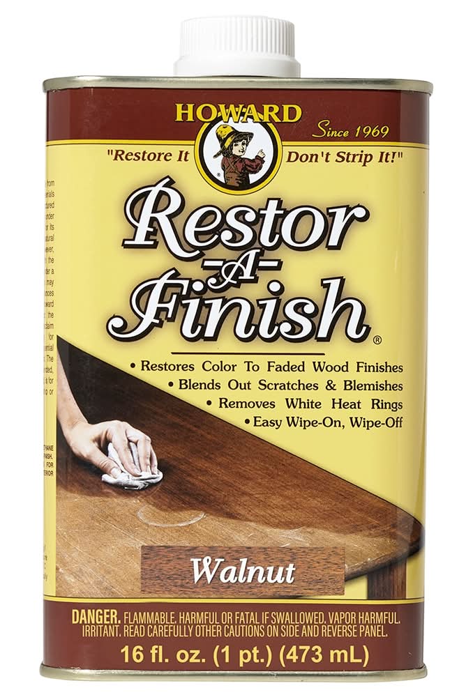 Howard Restor-A-Finish Oil-based Walnut Semi-transparent Satin Interior Stain ( 1-pint )