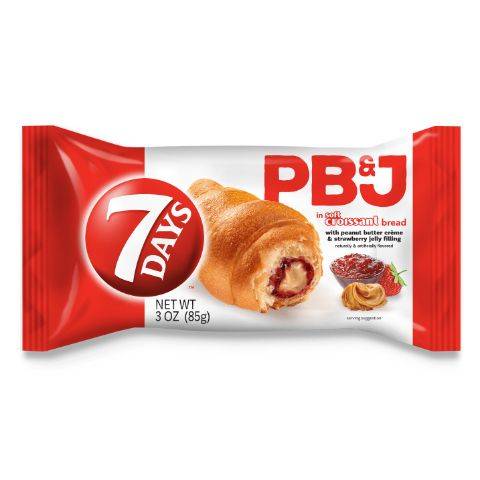 7Days Croissant PB&J Strawberry 3oz