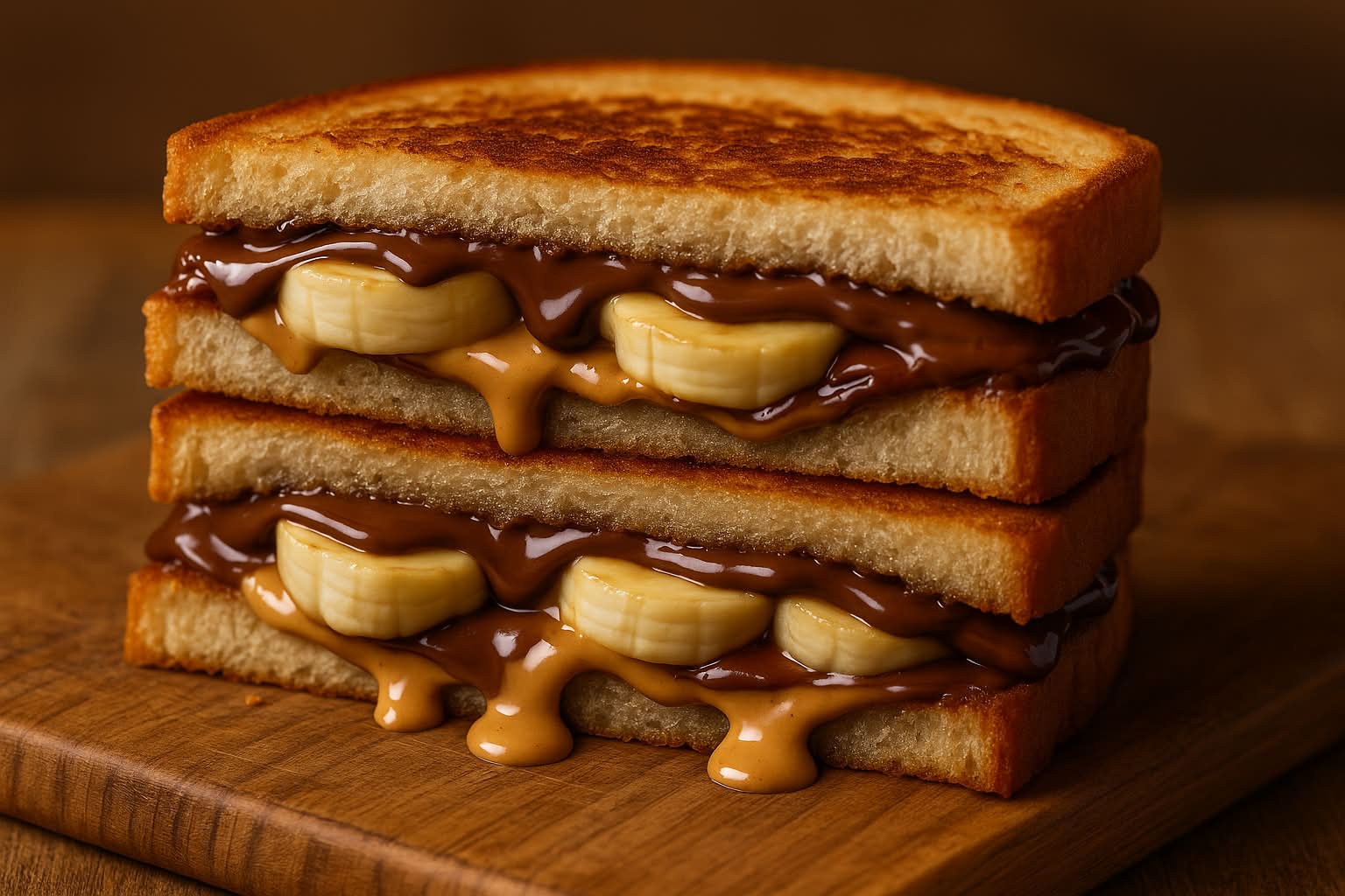 🔥 Grilled Nutella Banane Beurre de cacahuete