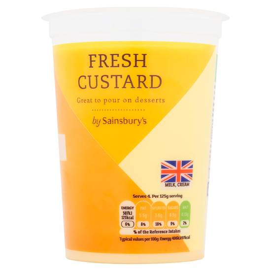 Sainsbury's Fresh Custard 500g