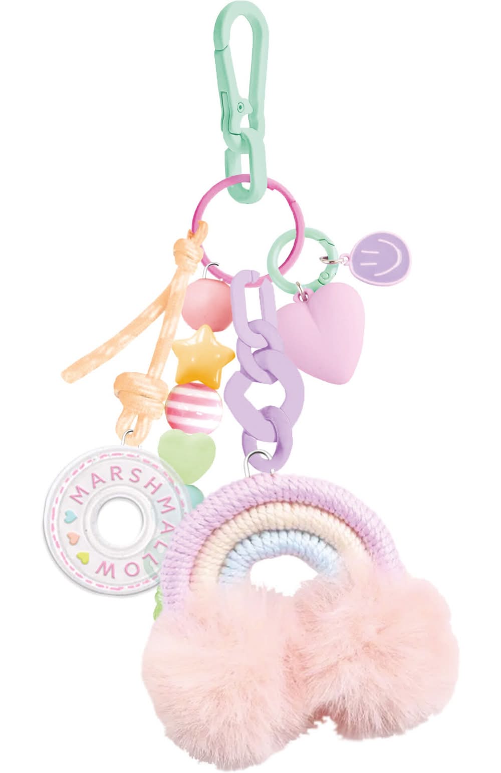 Porta Chaves Bubble Charms Marshmallow