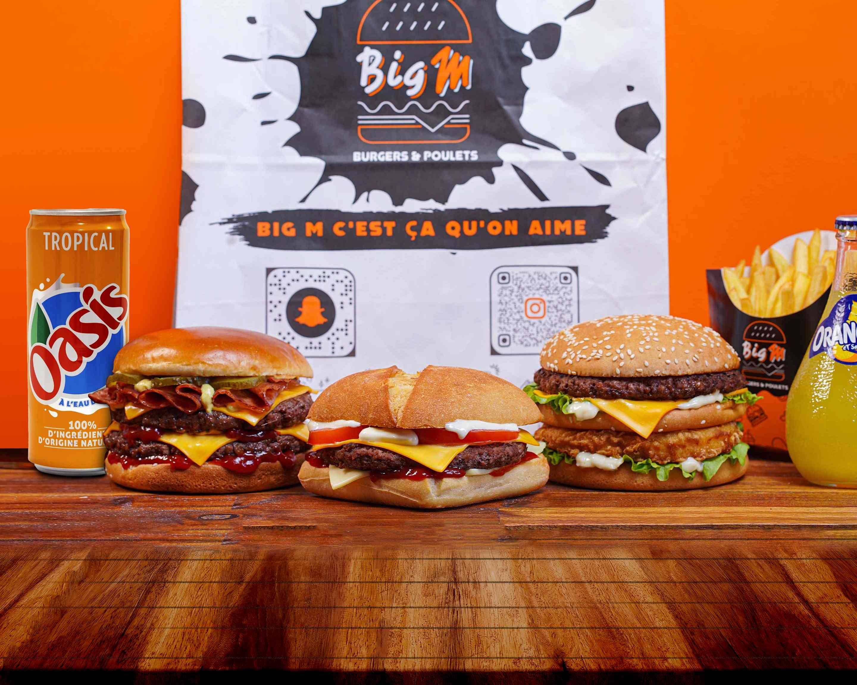 Livraison Big M 67 Avenue Alsace Lorraine Grenoble Menu et