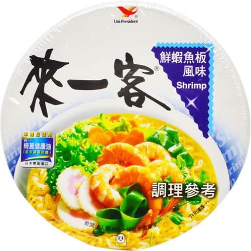 來一客鮮蝦魚板杯麵