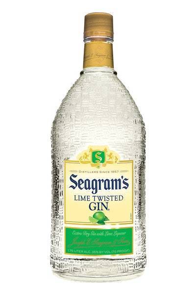 Seagram's Gin Twisted Lime (1.75L bottle)