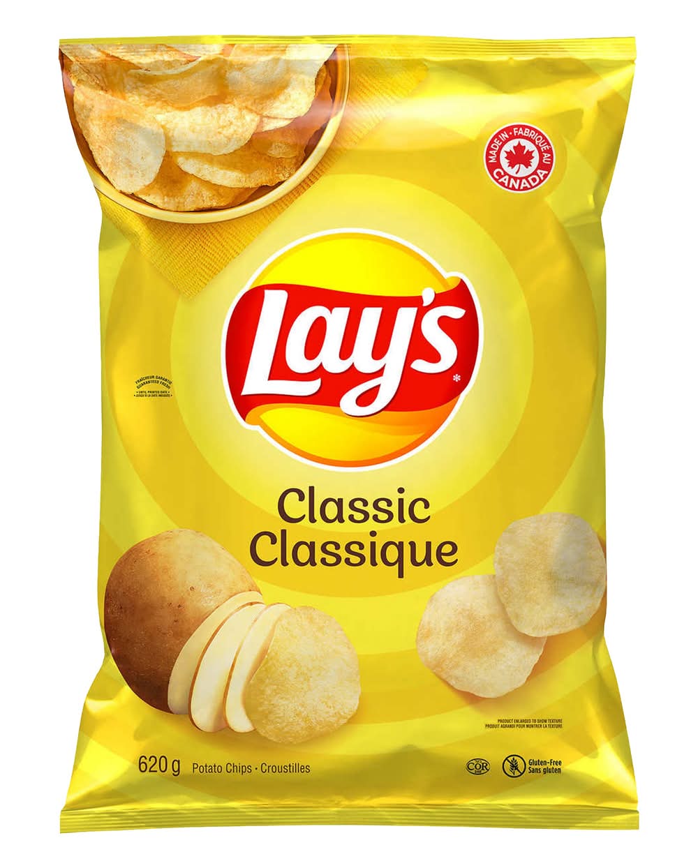 Lay’S - Croustilles Classique, 620 G / Lay’S Classic Chips, 620 G