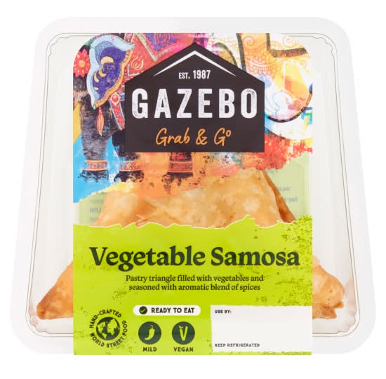 Gazebo Room Grab & Go Vegetable Samosa (100g)