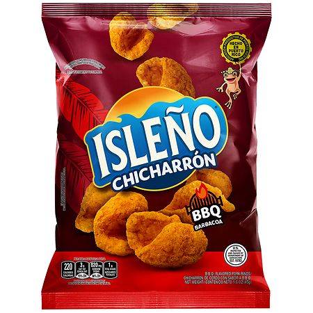 Isleno Chicharron Pork Rinds BBQ - 1.6 oz
