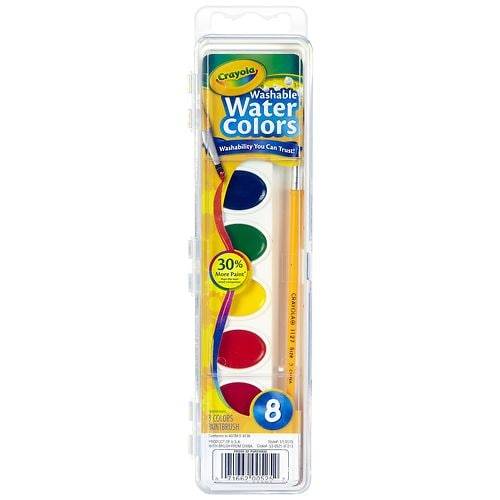 Crayola Washable Watercolor Paint Set - 8.0 ea