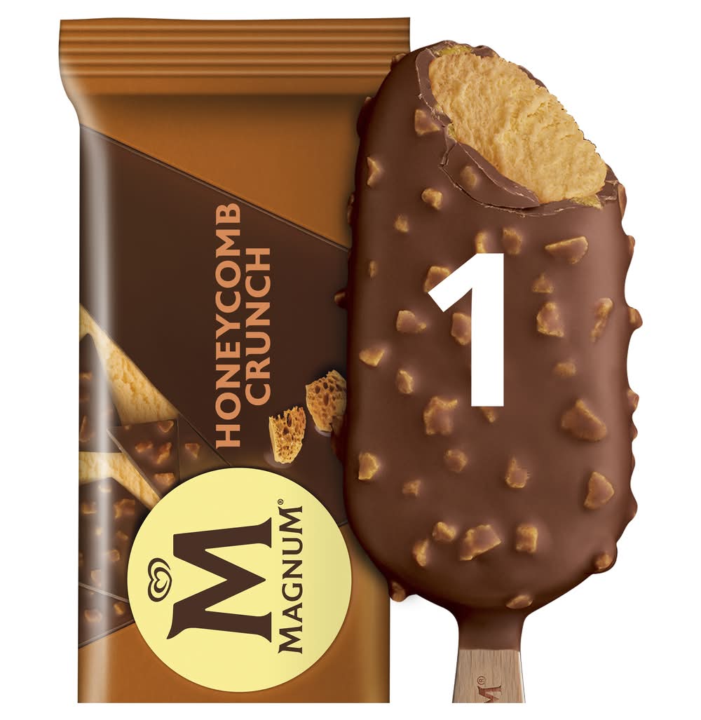 Magnum Ice Cream Frozen Dessert Stick, Honeycomb Crunch (110mL)