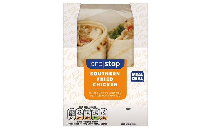 One Stop Southern Fried Chicken Wrap (394393) 