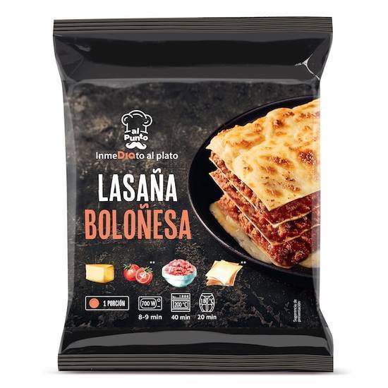 Lasaña boloñesa Al Punto caja (300 g)