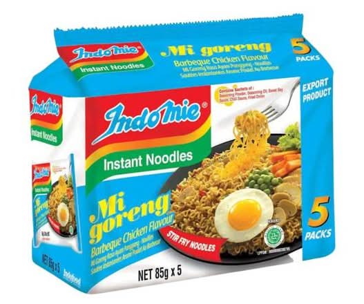 Indomie Instant Noodles Mi Goreng BBQ Chicken 5pk