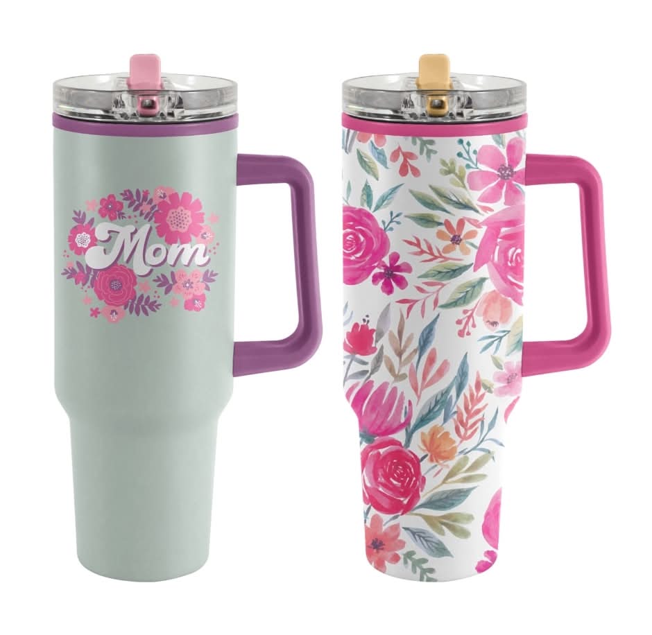 Tumbler with Straw, Assorted Designs, 1 ct.  Styles sold separately .