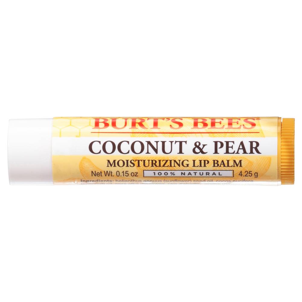 Burt's Bees Coconut & Pear Moisturizing Lip Balm (0.2 oz)