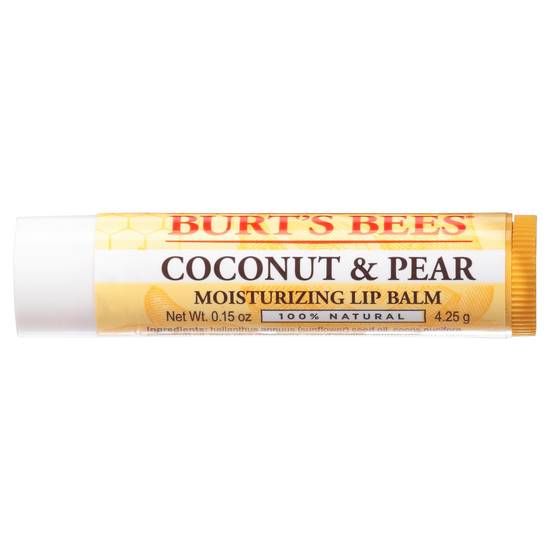 Burt's Bees Coconut & Pear Moisturizing Lip Balm