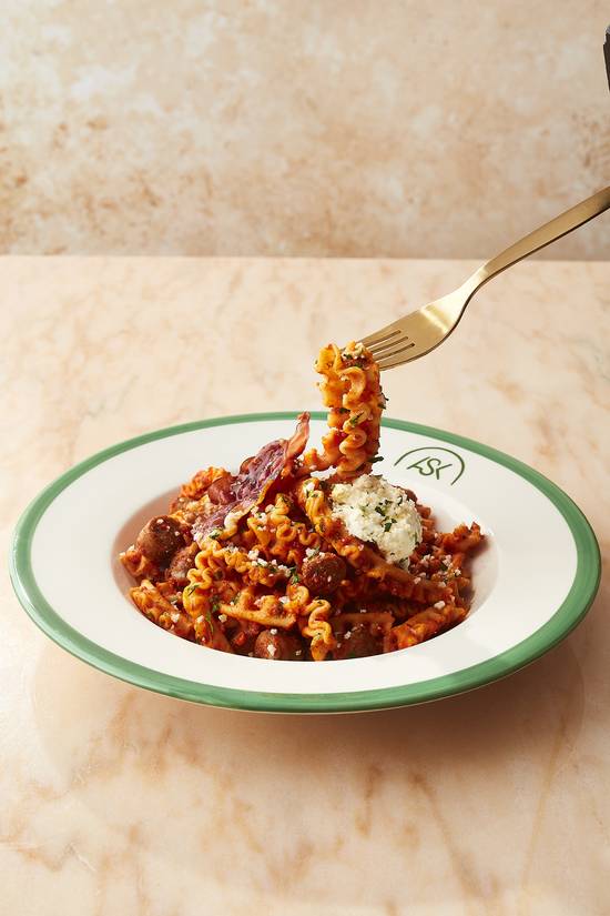 Luganica Sausage & 'Nduja Frilly Tagliatelle