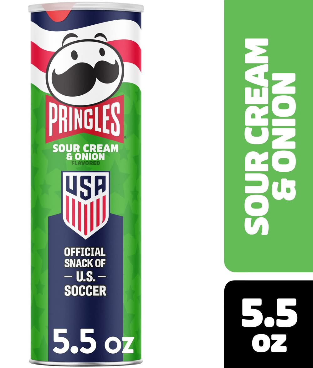 Pringles Potato Crisps, Sour Cream & Onion (5.5 oz)