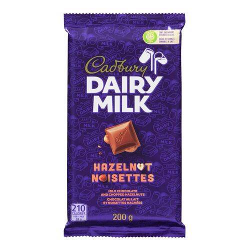 Cadbury Hazelnut Chocolate Bars (200 g)