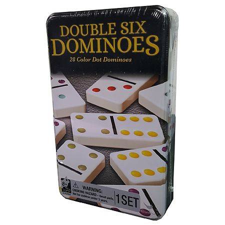Cardinal Double Six Color Dot Dominoes - 1.0 ea