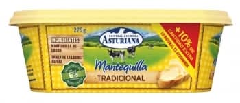 Mantequilla tradicional Central Lechera Asturiana 250 g.