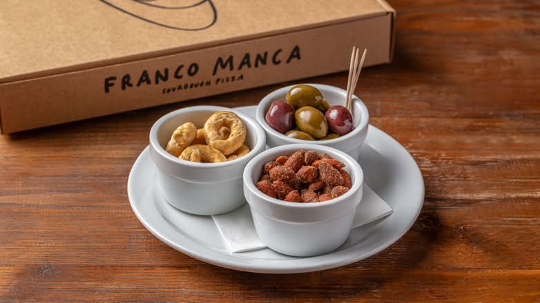 Tarallini, Olives and Almonds