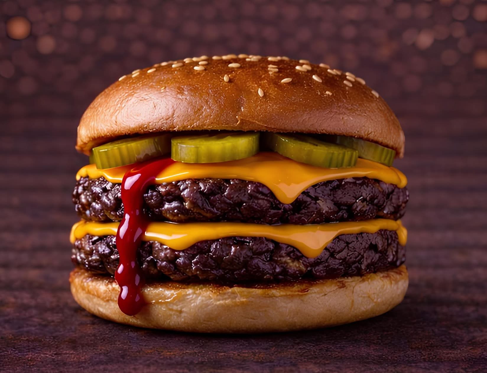 🍔 Double Cheese Burger | La Puissance du Duo Juteux