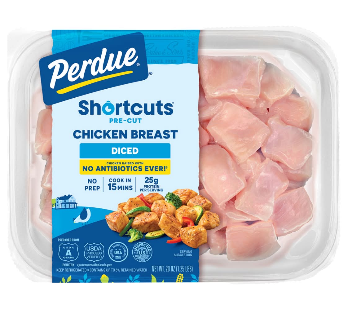 Perdue Shortcuts Fresh Cuts Diced Chicken Breast (20 oz)
