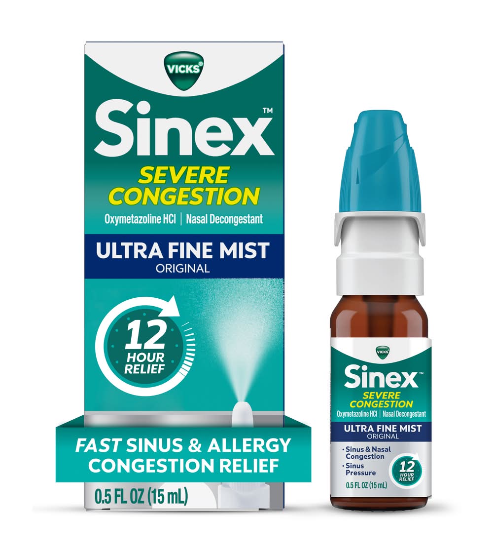 Vicks Sinex Severe Original Ultra Fine Mist Nasal Spray (0.5 fl oz)
