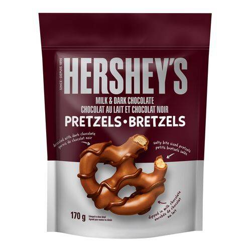 Hershey's Milk & Dark Chocolate Pretzels (170 g)