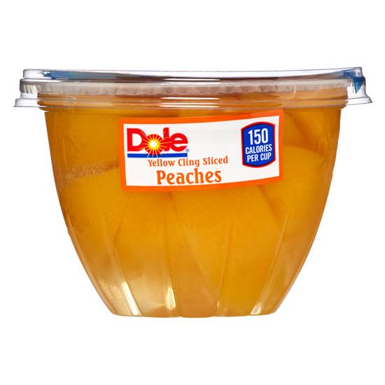 Dole Sliced Peaches in Light Syrup Cup 7oz