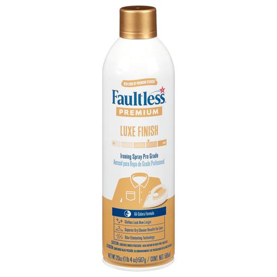 Faultless Premium Firm Finish+ Ironing Spray (20 oz can)