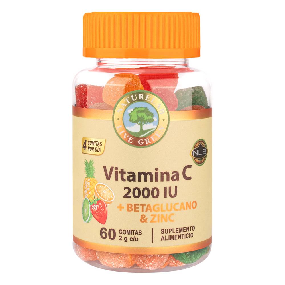 NatureLab  · Gomitas vitamina c 2000 i.u. (120 g)