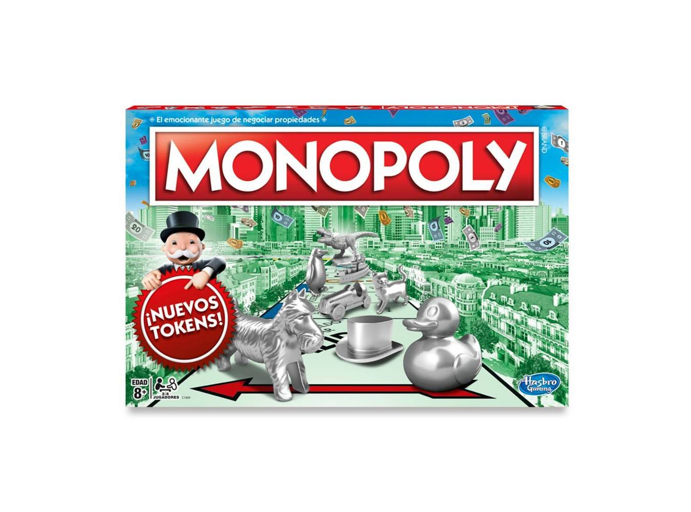 Monopoly juego clásico nuevos tokens (1 un)