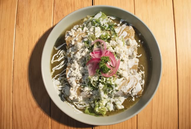 Enchiladas Verdes