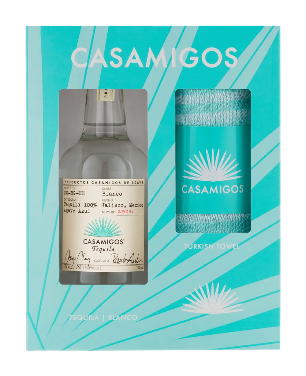 Casamigos Blanco Tequila With Turkish Towel (750 ml)