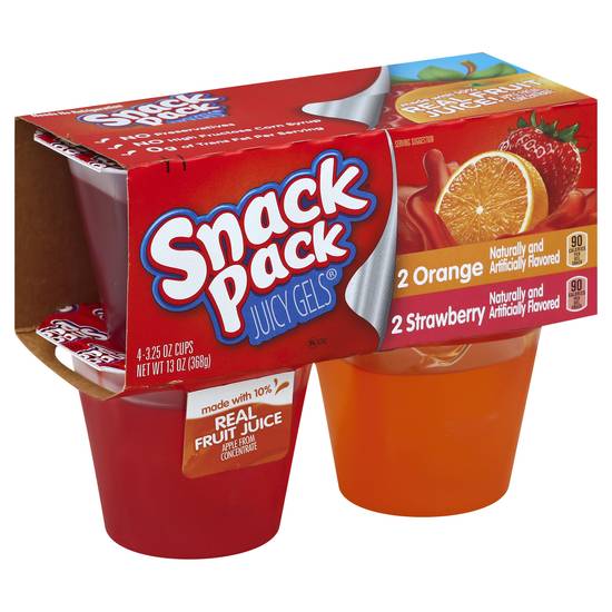 Snack pack Juicy Gels (orange/strawberry)