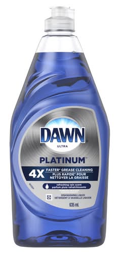 Dawn Platinum Liquid Dish Soap, Refreshing Rain (635 g)
