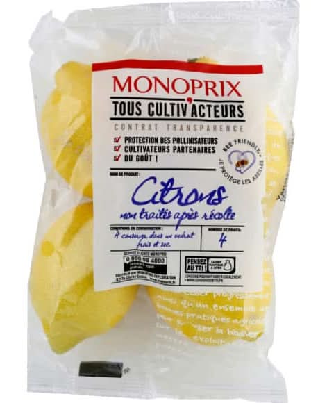 Monoprix Citrons Le Filet