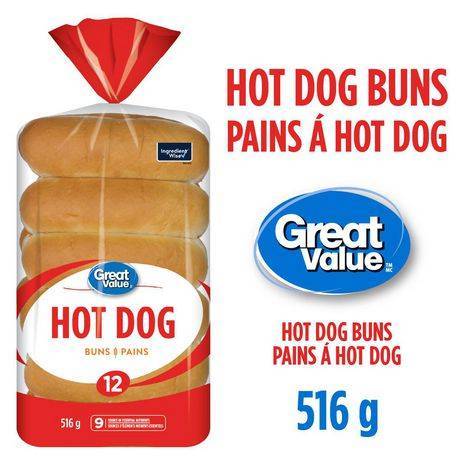 Great Value Hot Dog Buns