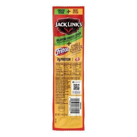 Jack Link's Sticks Chili Cheese Meat and Jalapeno Cheese 1.1oz